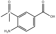 Benzoic acid, 4-amino-3-(dimethylphosphinyl)- Structural