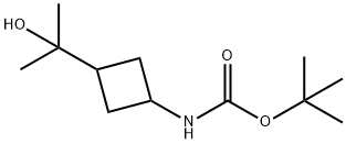 tert-butyl
N-[3-(2-hydroxypropan-2-yl)cyclobutyl]carbamate