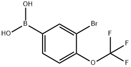 Boronic acid, B-[3-bromo-4-(trifluoromethoxy)phenyl]- Structural