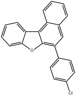 Benzo[b]naphtho[1,2-d]furan, 6-(4-chlorophenyl)- Structural