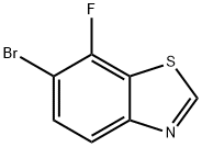 Benzothiazole, 6-bromo-7-fluoro- Structural