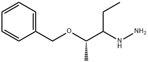 Hydrazine, [(2S)-1-ethyl-2-(phenylmethoxy)propyl]- Structural