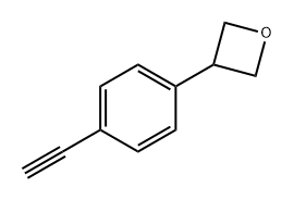 Oxetane, 3-(4-ethynylphenyl)- Structural