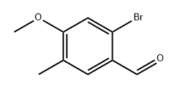Benzaldehyde, 2-bromo-4-methoxy-5-methyl- Structural