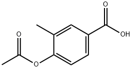 Benzoic acid, 4-(acetyloxy)-3-methyl- Structural