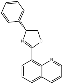 Quinoline, 8-[(4R)-4,5-dihydro-4-phenyl-2-oxazolyl]- Structural