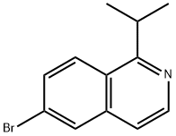 Isoquinoline, 6-bromo-1-(1-methylethyl)- Structural