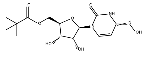 Uridine, 4-oxime, 5'-(2,2-dimethylpropanoate) Structural