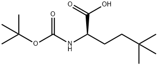 D-Norleucine, N-[(1,1-dimethylethoxy)carbonyl]-5,5-dimethyl- Structural