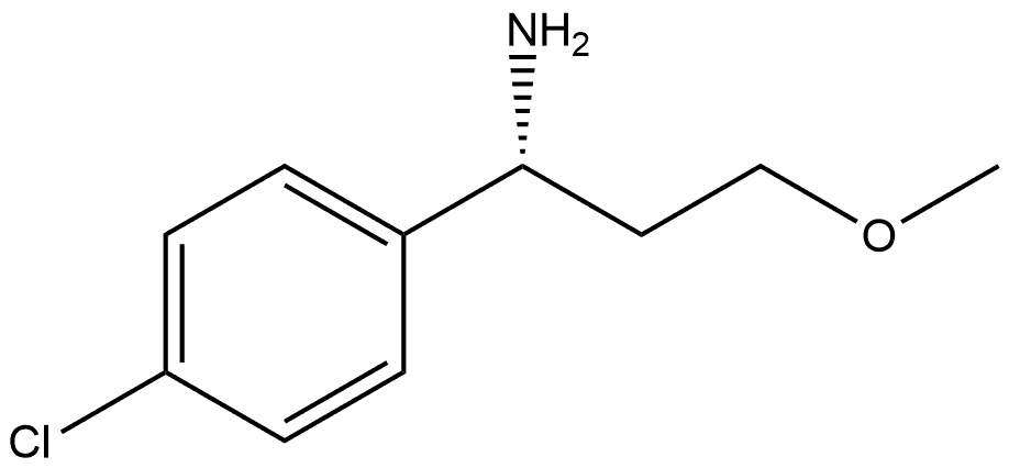 Benzenemethanamine, 4-chloro-α-(2-methoxyethyl)-, (αR)- Structural