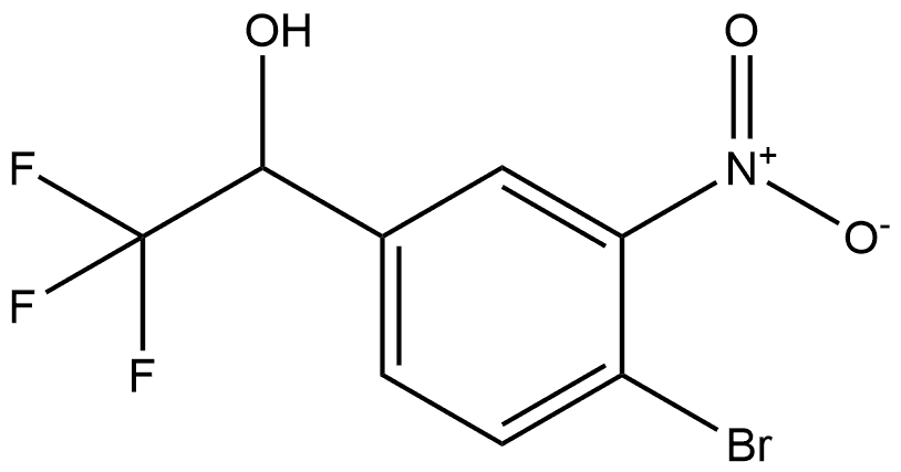 Benzenemethanol, 4-bromo-3-nitro-α-(trifluoromethyl)- Structural
