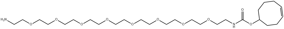 TCO-PEG8-amine Structural
