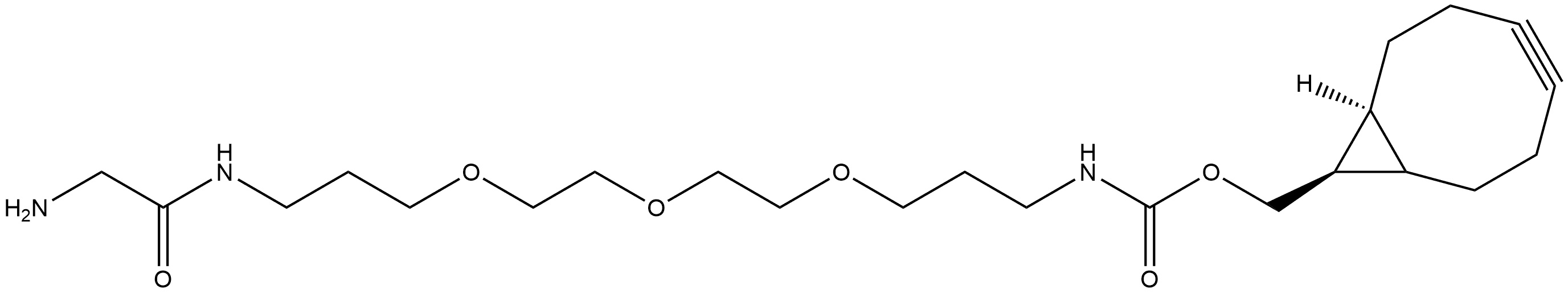Gly-PEG3-endo-BCN Structural