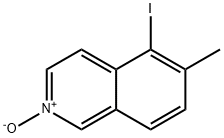 Isoquinoline, 5-iodo-6-methyl-, 2-oxide Structural