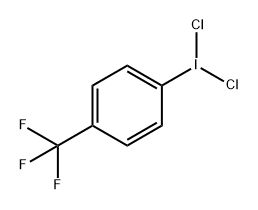 Benzene, 1-(dichloroiodo)-4-(trifluoromethyl)- Structural