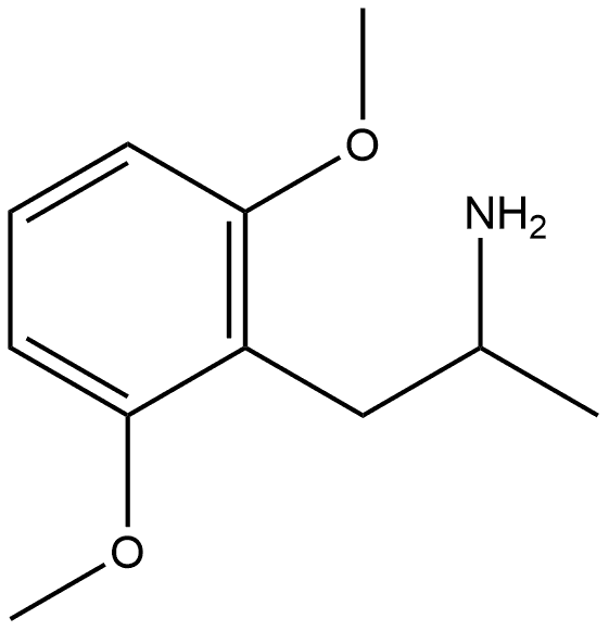 Benzeneethanamine, 2,6-dimethoxy-α-methyl- Structural