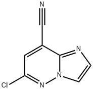 Imidazo[1,2-b]pyridazine-8-carbonitrile, 6-chloro- Structural