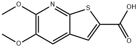 Thieno[2,3-b]pyridine-2-carboxylic acid, 5,6-dimethoxy- Structural