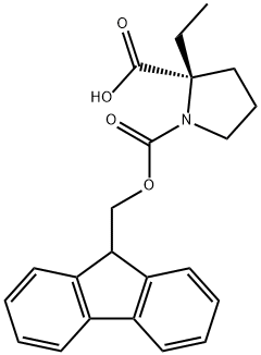 (2S)-Fmoc-Pro(2-Ethyl)-OH Structural