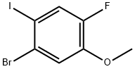 Benzene, 1-bromo-4-fluoro-2-iodo-5-methoxy- Structural