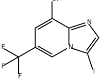 Imidazo[1,2-a]pyridine, 8-chloro-3-iodo-6-(trifluoromethyl)- Structural