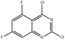 Quinazoline, 2,4-dichloro-5,7-difluoro- Structural