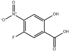 Benzoic acid, 5-fluoro-2-hydroxy-4-nitro- Structural