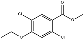 Benzoic acid, 2,5-dichloro-4-ethoxy-, methyl ester Structural