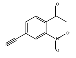 Benzonitrile, 4-acetyl-3-nitro- Structural