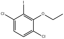Benzene, 1,4-dichloro-2-ethoxy-3-iodo- Structural