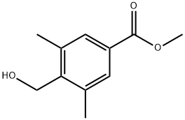 Benzoic acid, 4-(hydroxymethyl)-3,5-dimethyl-, methyl ester Structural