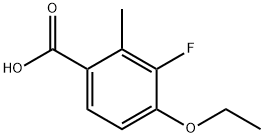 Benzoic acid, 4-ethoxy-3-fluoro-2-methyl- Structural