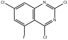 Quinazoline, 2,4,7-trichloro-5-fluoro- Structural