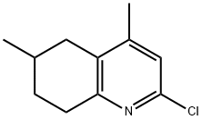 Quinoline, 2-chloro-5,6,7,8-tetrahydro-4,6-dimethyl- Structural