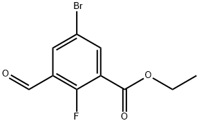 Ethyl 5-bromo-2-fluoro-3-formylbenzoate