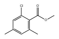 Benzoic acid, 2-chloro-4,6-dimethyl-, methyl ester Structural