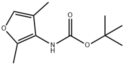 tert-butyl N-(2,4-dimethylfuran-3-yl)carbamate Structural