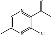 Ethanone, 1-(3-chloro-5-methyl-2-pyrazinyl)- Structural