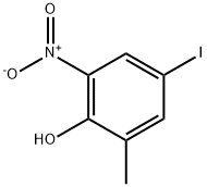 Phenol, 4-iodo-2-methyl-6-nitro- Structural
