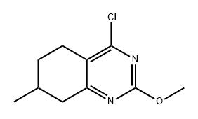 Quinazoline, 4-chloro-5,6,7,8-tetrahydro-2-methoxy-7-methyl- Structural