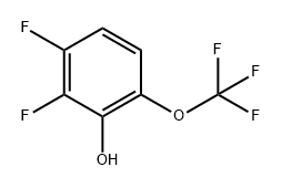 Phenol, 2,3-difluoro-6-(trifluoromethoxy)- Structural