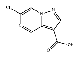 Pyrazolo[1,5-a]pyrazine-3-carboxylic acid, 6-chloro- Structural