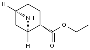 rel-(1R,2S,5R)-6-Aza-bicyclo3.1.1heptane-2-carboxylic acid ethyl ester Structural