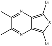 Thieno[3,4-b]pyrazine, 5,7-dibromo-2,3-dimethyl- Structural