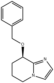 Imidazo[1,2-a]pyridine, 5,6,7,8-tetrahydro-8-(phenylmethoxy)-, (8R)- Structural