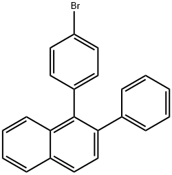 Naphthalene, 1-(4-bromophenyl)-2-phenyl- Structural