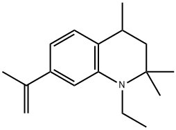 Quinoline, 1-ethyl-1,2,3,4-tetrahydro-2,2,4-trimethyl-7-(1-methylethenyl)- Structural