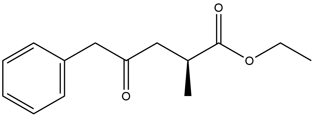 Benzenepentanoic acid, α-methyl-γ-oxo-, ethyl ester, (αS)- Structural