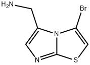Imidazo[2,1-b]thiazole-5-methanamine, 3-bromo- Structural