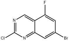 Quinazoline, 7-bromo-2-chloro-5-fluoro- Structural